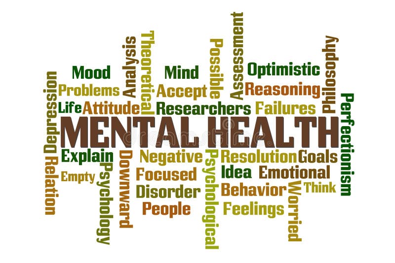 Mental hälsa stock illustrationer