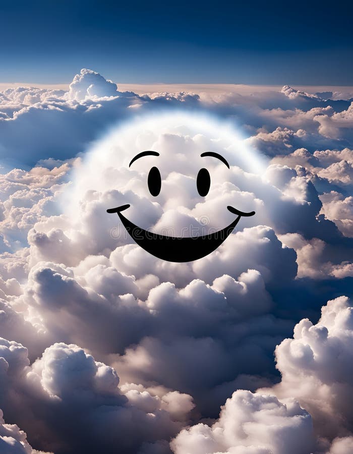 Smiling face in the clouds, stay positive vibe.Positive thinking, mental health, emotional wellness. Smile, clouds, positive vibrations, generativecontent, AI Generation, happy, keep smiling, positive. Beautiful cloudy background. Mental Health Concept. Positive attitude and smile face in the sky. Smiling face in the clouds, stay positive vibe.Positive thinking, mental health, emotional wellness. Smile, clouds, positive vibrations, generativecontent, AI Generation, happy, keep smiling, positive. Beautiful cloudy background. Mental Health Concept. Positive attitude and smile face in the sky.