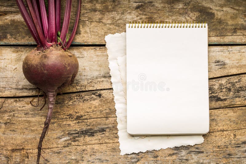 Menu background. Vegetables on table with cook book. Cooking with recipe book. Red beet. Vintage rustic recipe book background stock images, royalty-free photos and pictures