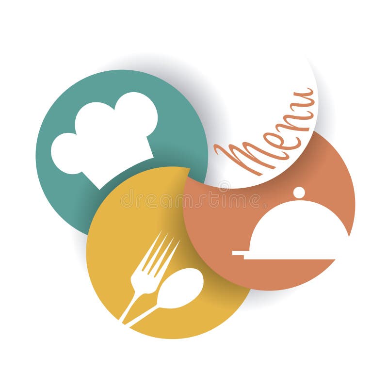 Menu design stock illustration