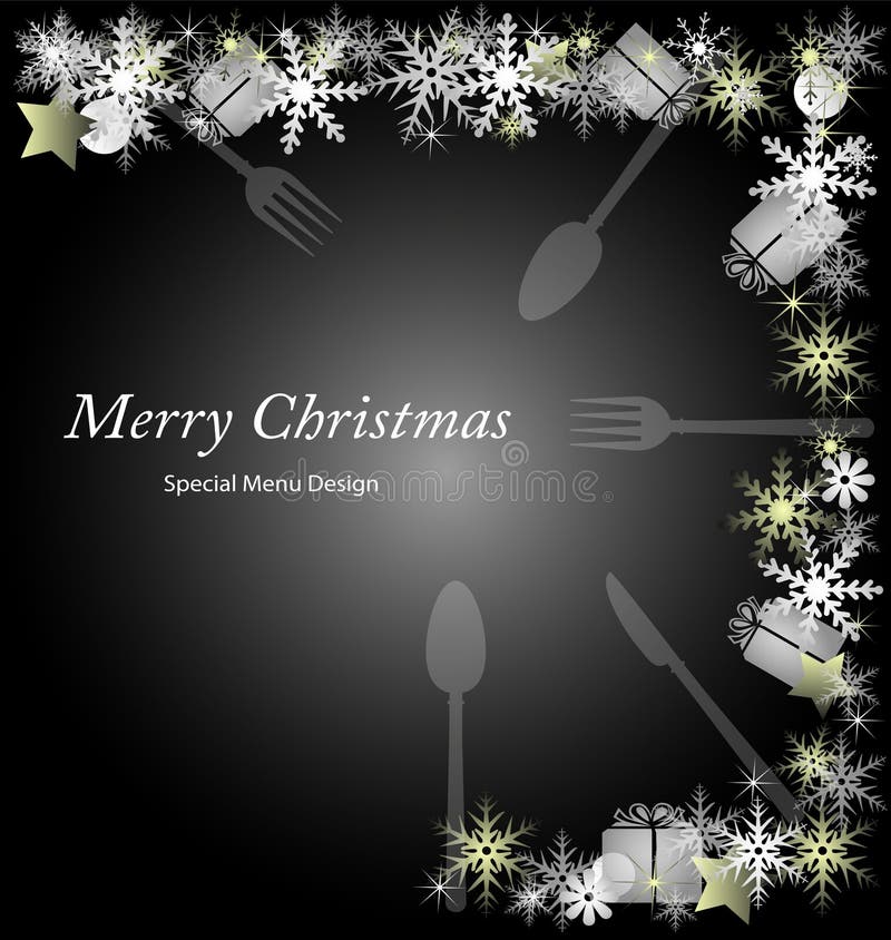 Menu Di Natale Editabile.Progettazione Di Messaggio Di Natale Illustrazione Vettoriale Illustrazione Di Felice Regalo 36001980