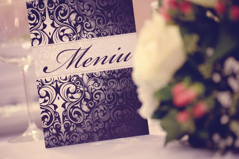 Download Menu karta na stole obraz stock. Obraz złożonej z kucharz - 57659649
