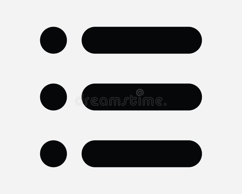 Menu Line List Hamburger Three Lines Selection Option Navigation Web Webpage Website More Open Select Icon Sign Shape Line Vector stock illustration