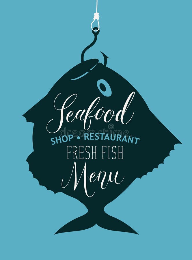 Menu Seafood Restaurants Signs,Posters, Blackboard Stock Vector ...
