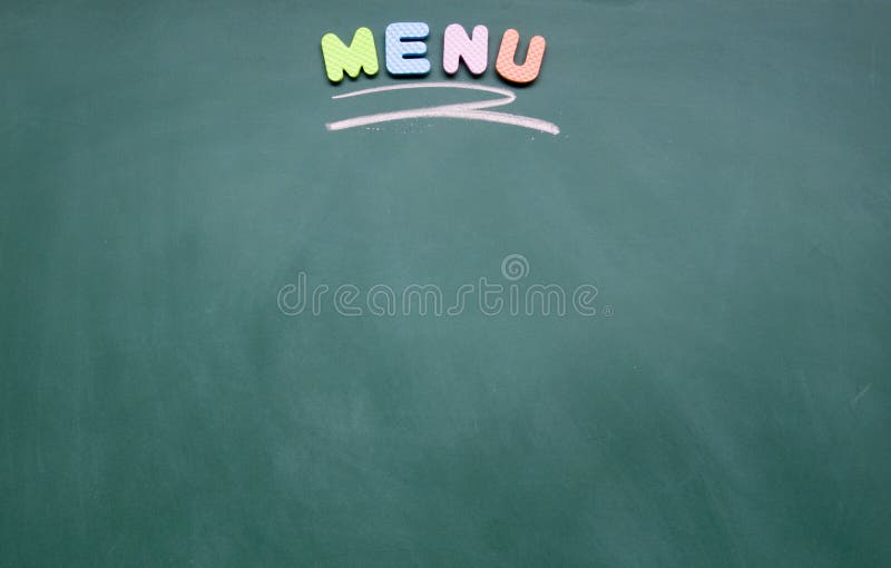 Menu title