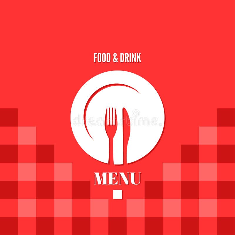 Menymat och drinkdesign royaltyfri illustrationer Menymat och drinkdesign royaltyfri illustrationer