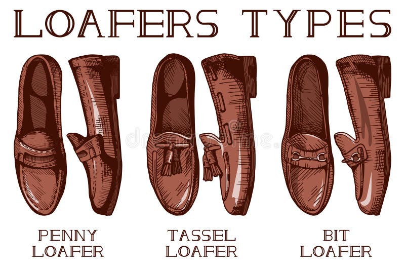 Menâ€™s loafer shoes types