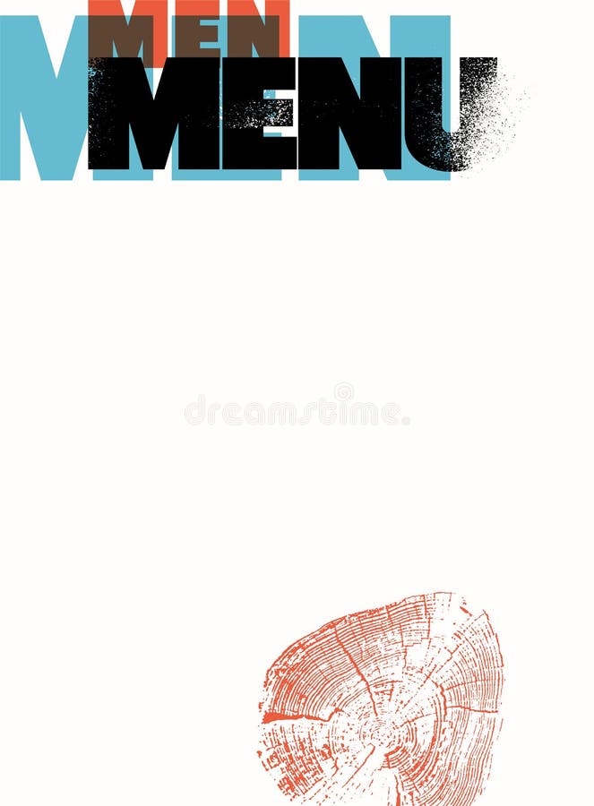 Menü für Männer Typografisches Restaurantmenüdesign Auch im corel abgehobenen Betrag vektor abbildung Menü für Männer Typografisches Restaurantmenüdesign Auch im corel abgehobenen Betrag vektor abbildung