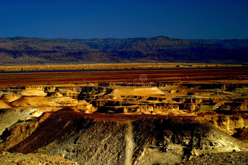 Dead sea and Jordan mountains when the sun goes down. Dead sea and Jordan mountains when the sun goes down.