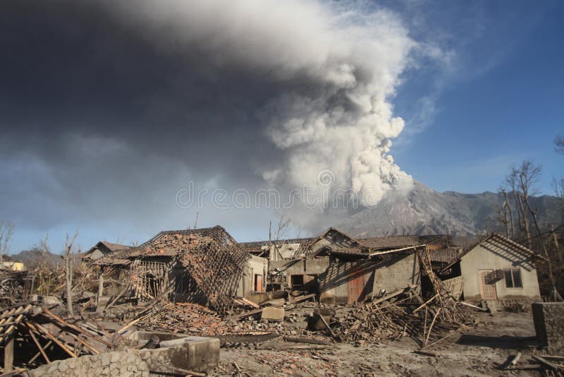 Merapi eruption