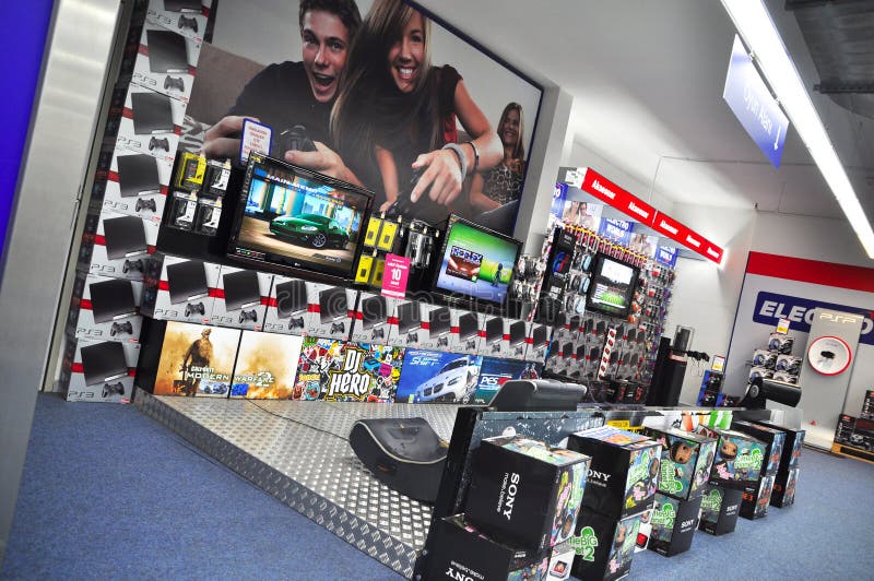 Mercado de tecnologia foto de stock royalty free