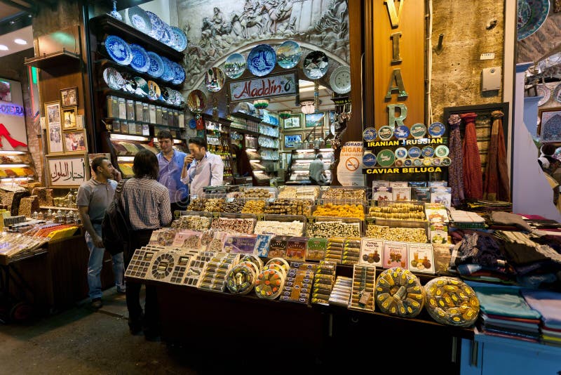 Mercado de la especia - Estambul fotos de archivo libres de regalías Mercado de la especia - Estambul fotos de archivo libres de regalías