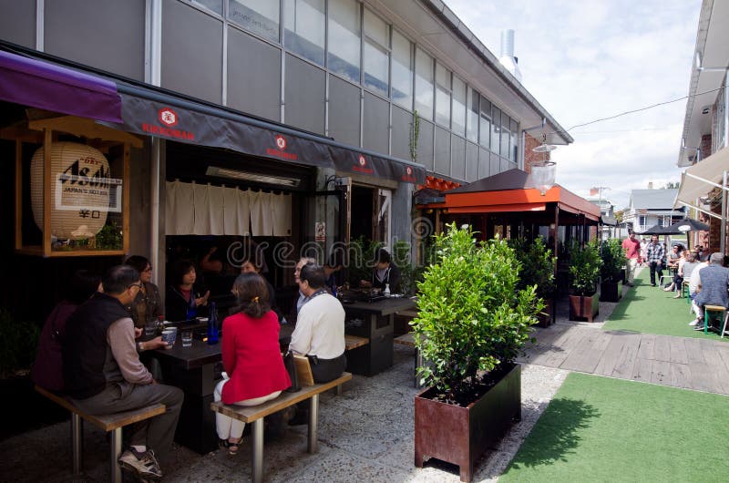 Mercado de Produtos Ponsonby fotografia de stock