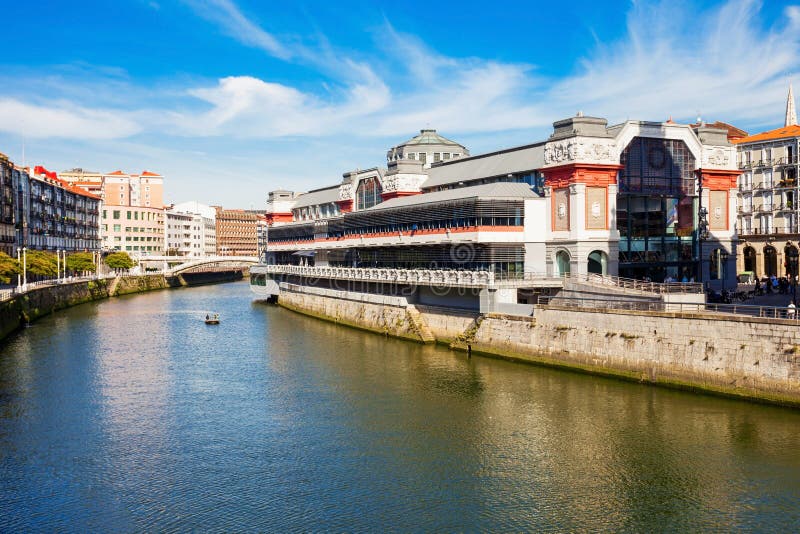 Mercado de Ribera em Bilbao, Espanha imagem de stock Mercado de Ribera em Bilbao, Espanha imagem de stock