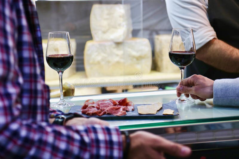 Mercado gourmet espanhol imagens de stock Mercado gourmet espanhol imagens de stock