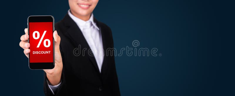 Mercado móvel e conceito móvel da compra Conceito do disconto imagem de stock royalty free Mercado móvel e conceito móvel da compra Conceito do disconto imagem de stock royalty free