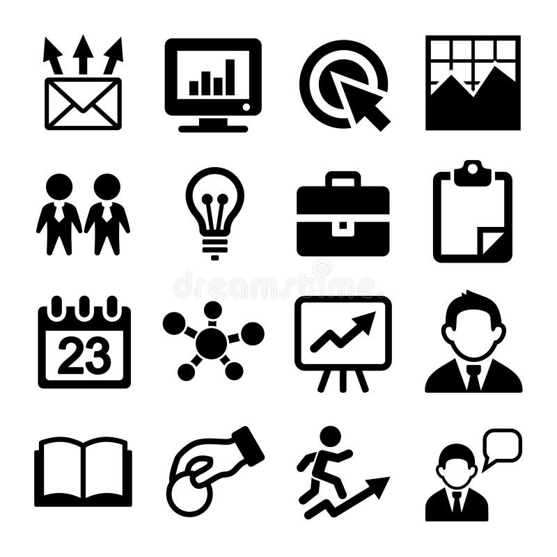 Mercado, SEO e ícones do desenvolvimento ajustados ilustração royalty free Mercado, SEO e ícones do desenvolvimento ajustados ilustração royalty free