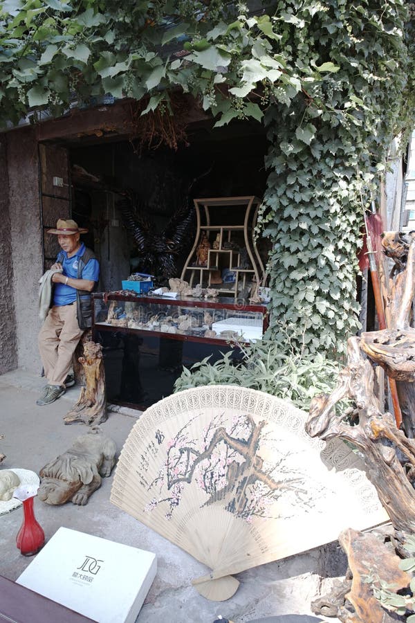 Mercato antico vicino al museo del palazzo di shenyang