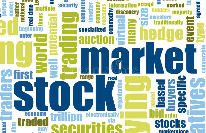 Mercato azionario royalty illustrazione gratis Mercato azionario royalty illustrazione gratis