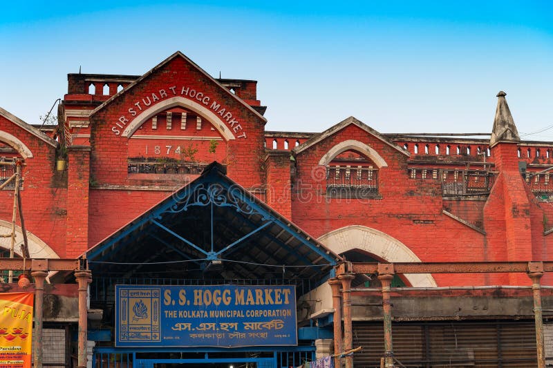 Mercato degli hogg o nuovo mercato kolkata West bengal india
