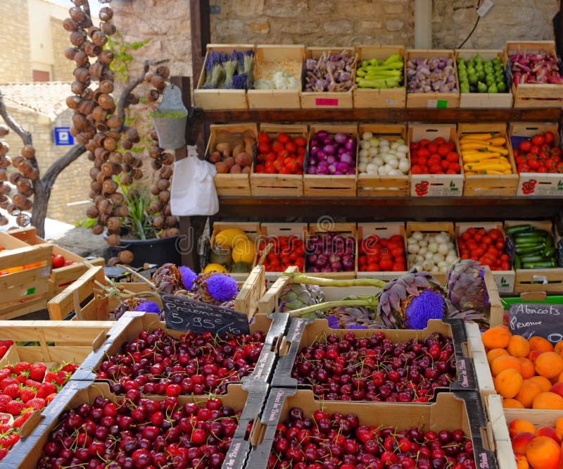 Mercato della verdura e della frutta in Provenza