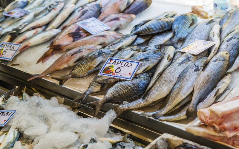 Mercato di Chania, Grecia immagine stock libera da diritti Mercato di Chania, Grecia immagine stock libera da diritti