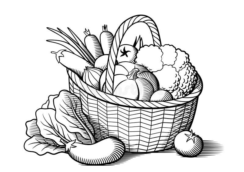 Merce nel carrello delle verdure royalty illustrazione gratis Merce nel carrello delle verdure royalty illustrazione gratis