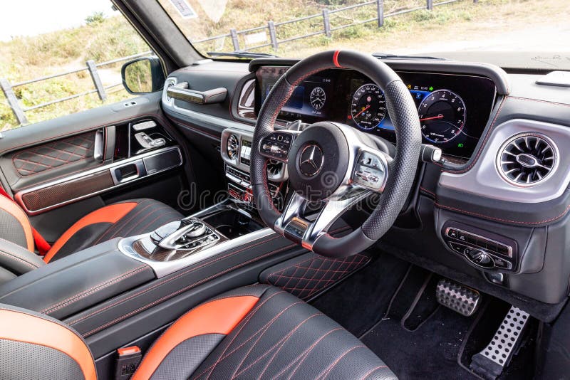 Mercedes Amg G 63 19 Interior Editorial Stock Image Image Of Hybrid Vehicle