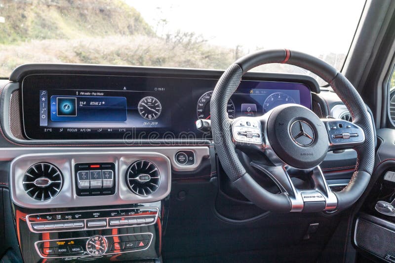 Mercedes Amg G 63 19 Interior Editorial Stock Photo Image Of 4matic Machine