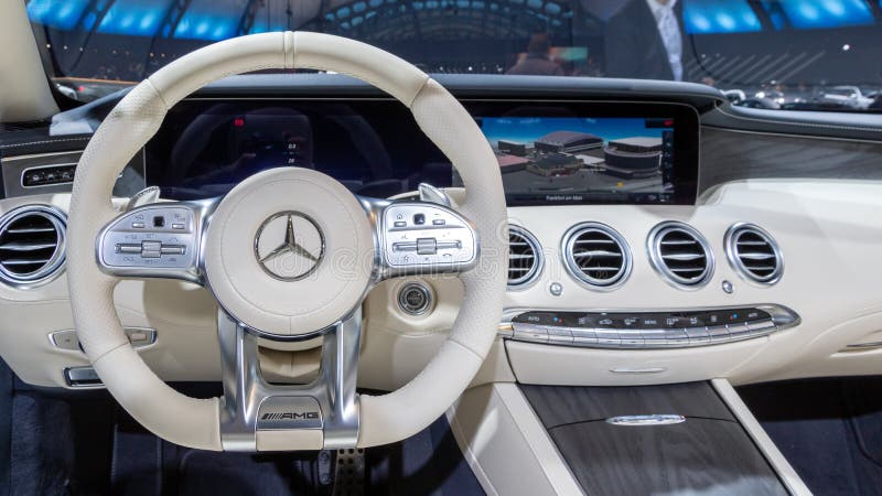 Mercedes AMG S65 Cabriolet car  interior