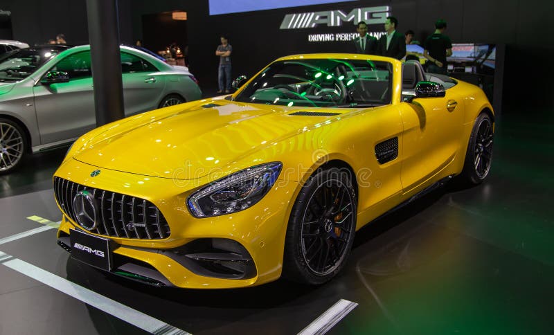 Mercedes Benz AMG GT Roadster royalty free stock photos Mercedes Benz AMG GT Roadster royalty free stock photos