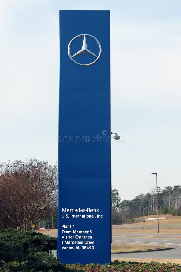 Mercedes Benz-Fabrik in Vance, Alabama