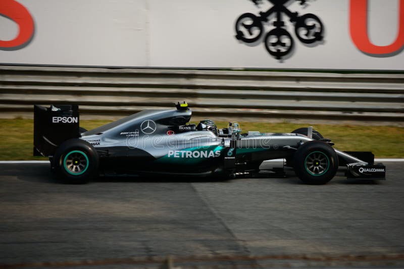 Mercedes Formula 1 em Monza conduzido por Nico Rosberg