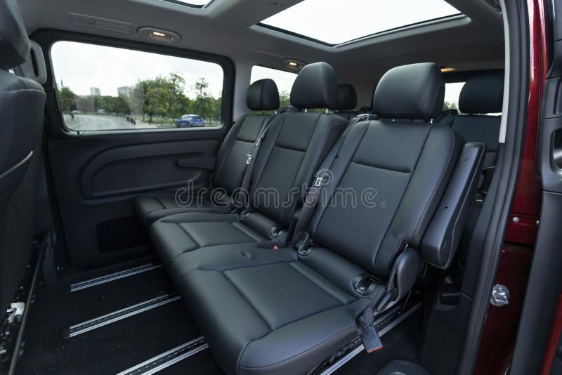 Interior of the Mercedes-Benz Vito Editorial Stock Image - Image