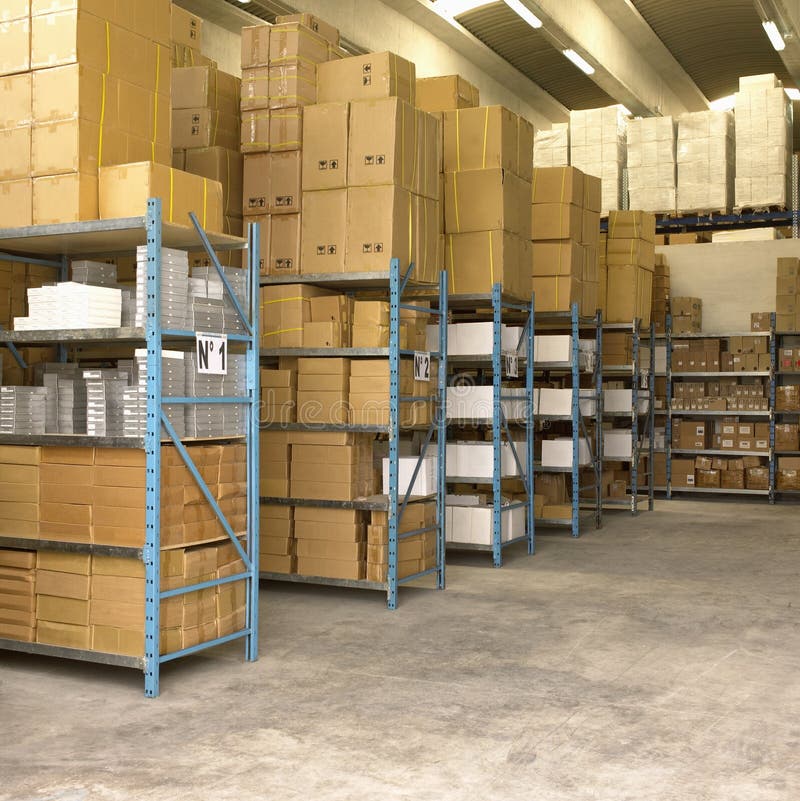 Merchandise Stocking stock image. Image of medium, customs 9651745