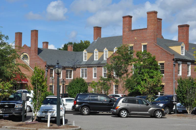 Merchants Square in Colonial Williamsburg, Virginia Editorial Image