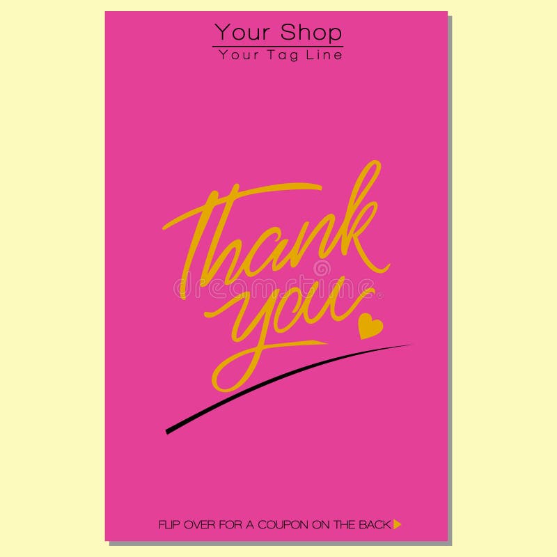 Merci carder le vecteur rose illustration libre de droits Merci carder le vecteur rose illustration libre de droits