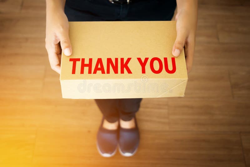 Merci message du client qui des achats avec votre boutique photographie stock Merci message du client qui des achats avec votre boutique photographie stock