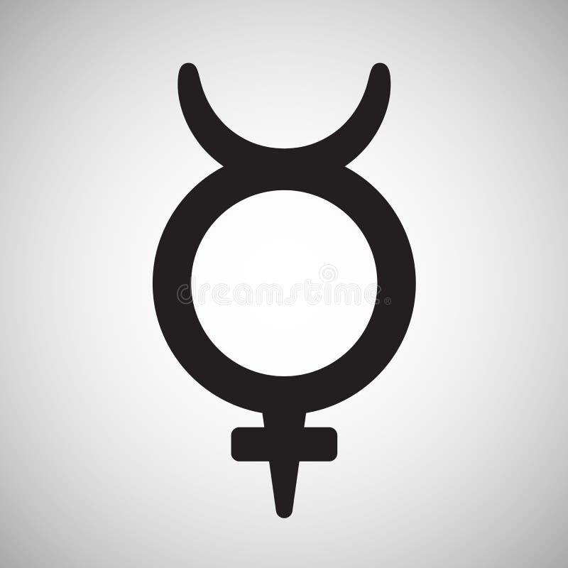 Mercury Symbol, Planet Sign Icon, Vector Illustration Stock Vector -  Illustration of caution, reverse: 170329496