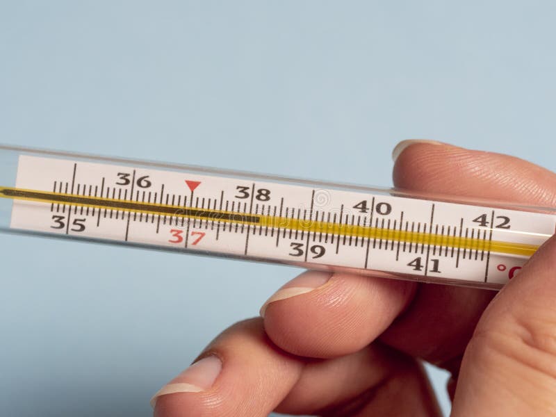 Ambient Temperature Measurement By A Mercury Thermometer Stock Photo,  Picture and Royalty Free Image. Image 83855671.