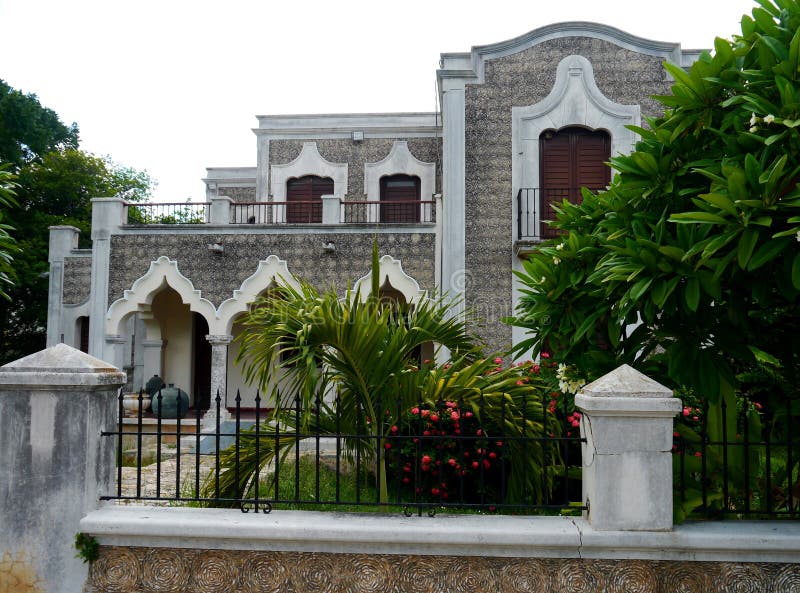 Merida Mexico Colonial House Architecture Stock Image Image of city