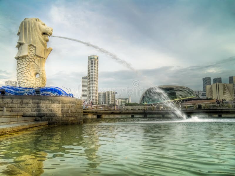 Merlion at Sunrise