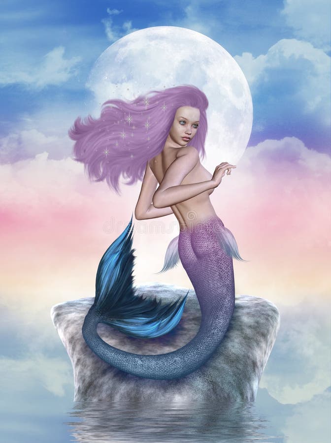 Mermaid stock illustration Mermaid stock illustration