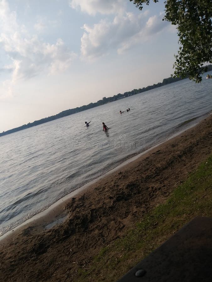 Mermaid Lake Loch Erin Summer Fun Stock Image Image of reflection