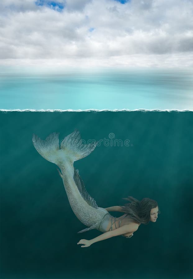 Mermaid, Ocean Sea Fish, Woman