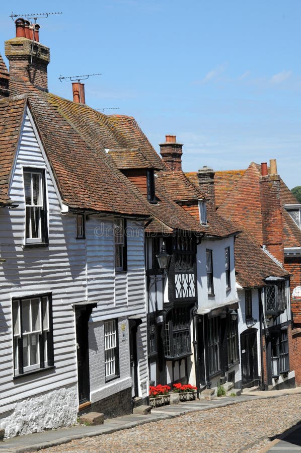 Mermaid Street, Rye stock photo. Image of british, resort - 16764040