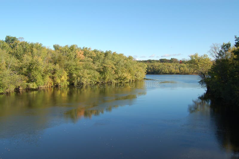 Merrimack River in early fall