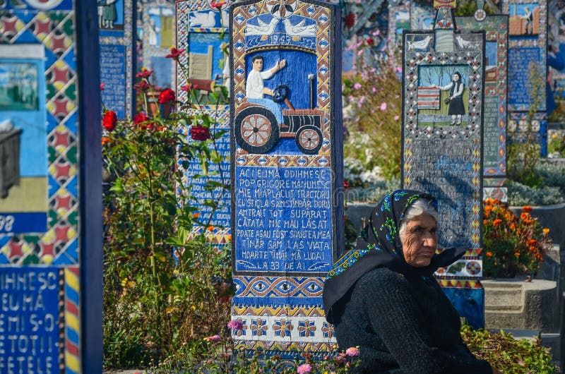 Merry Cemetery in Sapanta, Maramures County, Romania