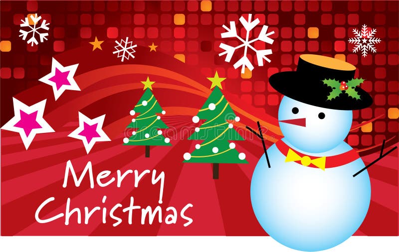 Merry christmas royalty free illustration