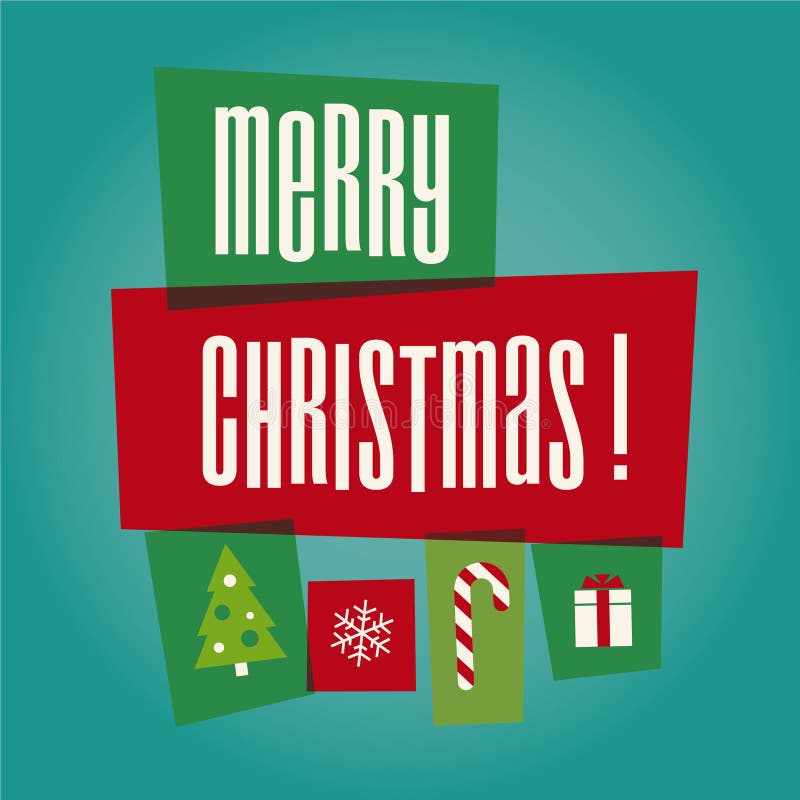 Merry Christmas vector illustration